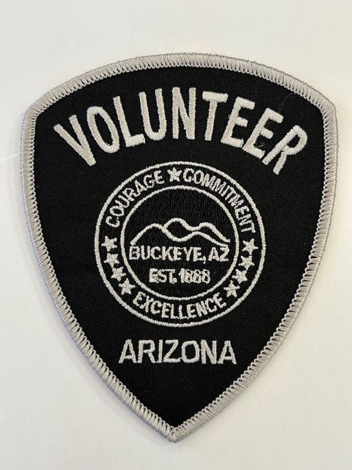 BUCKEYE POLICE, CITIZEN'S ON PATROL SHOULDER PATCH.
